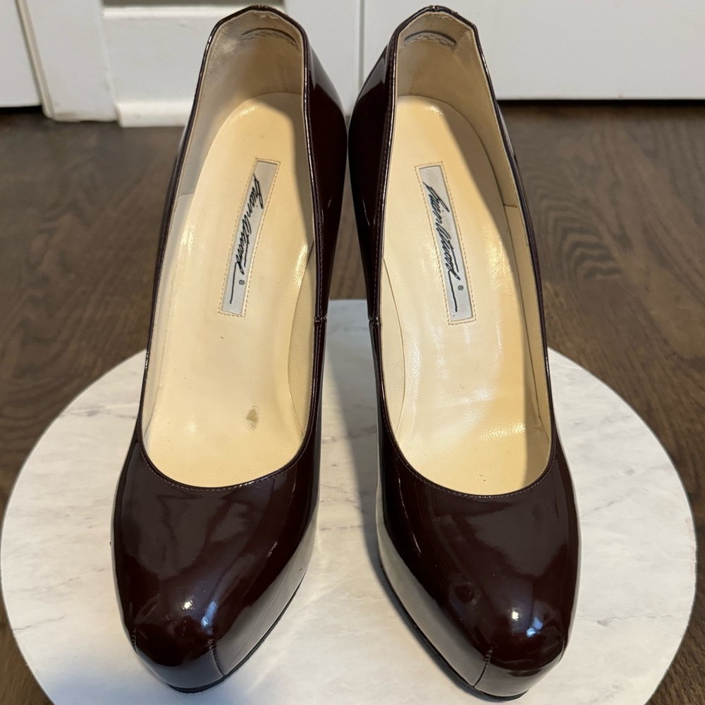 AVAILABLE! Brian Atwood Maniac Burgundy Pumps 38.5